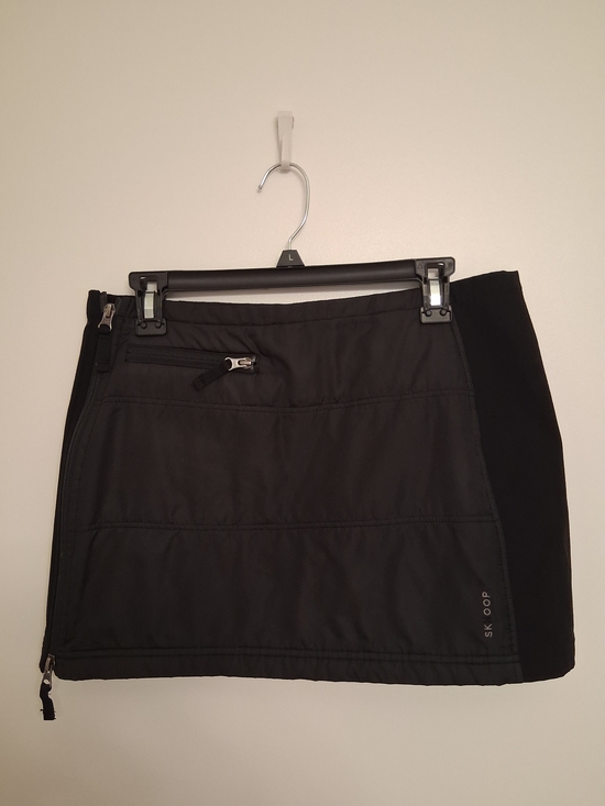 Skhoop Dresses & Skirts - SKHOOP Ski-Style Black Insulated Mini Skirt Medium